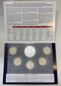 2013 US Mint Annual Uncirculated Dollar Coin Set w Silver American Eagle - Picture 1 of 7
