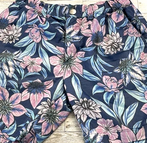 Chubbies Shorts Men's Size SMALL Elastic Waist 7” Inseam Pink Purple Blue Floral - Picture 1 of 6