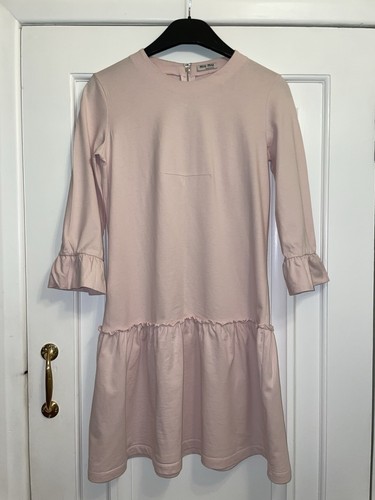 Mini Abito Donna Miu Miu Rosa Rosa XS Taglia 6