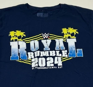 Camisa gráfica auténtica para hombre WWE Royal Rumble 2024, talla - Imagen 1 de 6