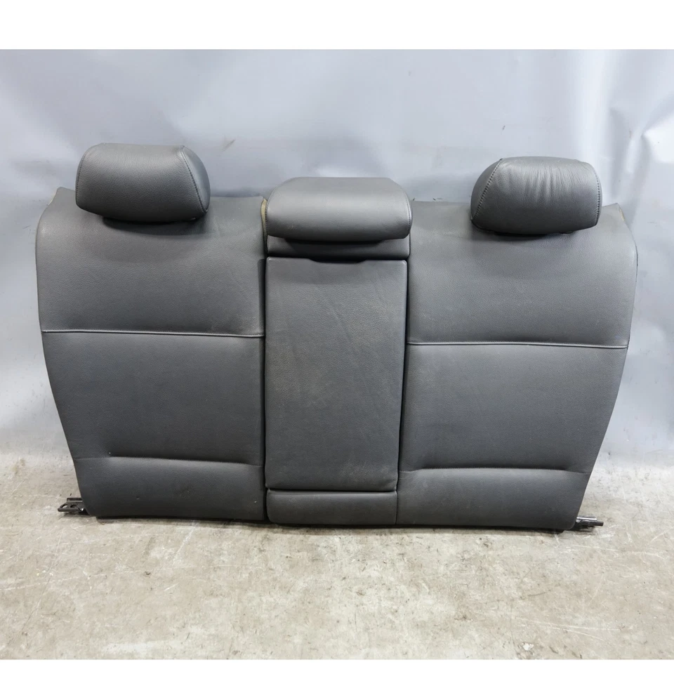 2006 BMW E90 3-Series Sedan Early Rear Folding Seat Backrest Black Leather OEM — 第 1/4 张图片