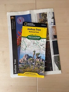 National Geographic Joshua Tree National Park Map Waterproof Tear Resist - Picture 1 of 2