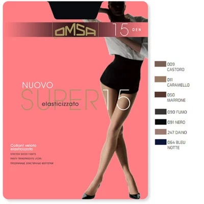 COLLANT OMSA SUPER 15 CALZE VELATO VARI COLORI OFFERTA