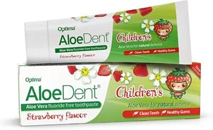 AloeDent, Children's Aloe Vera Toothpaste Fluoride Free, Natural Action, Vegan,