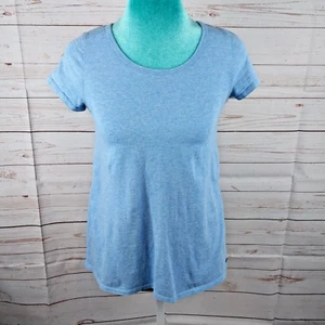 Matilda Jane 435 Blue Tunic Top Yellow Floral Print Girls Size 12 Short Sleeve - Picture 1 of 10