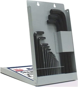 EKLIND Metric 10 Pc Ball-Hex-L Key Set Metal Box 1.3mm to 10mm USA Warranty - Picture 1 of 2