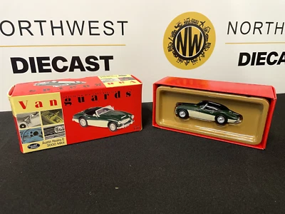 VANGUARDS 1:43 SCALE VA05101 AUSTIN HEALEY E 3000 MK1 - BRITISH RACING GREEN - Image 1 of 3