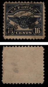 #C5 - Air Service Emblem,F-vf, Used, Toned, Faults, 2023 CV $30 #2 - Picture 1 of 1
