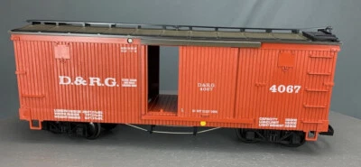 G Scale LGB 4067 Denver & Rio Grande Western Boxcar #4067 G60 AB - Image 1 of 4