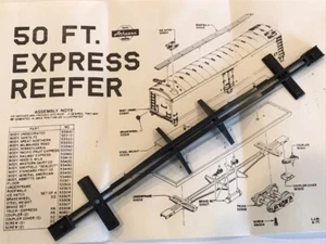 Athearn HO Blue Box Kit Parts - 50' Express Reefer #53302 Underframe 1 Piece New - Picture 1 of 2