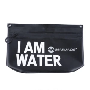 Waterproof Diving Shoulder Pack with Zipper PVC for Outdoor Sport (Black) AU - Bild 1 von 8