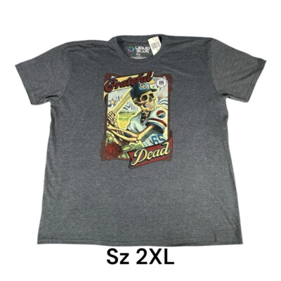 Новый с Ярлыками жидкий синий Grateful Dead Bertha бейсбол серый размер 2XL - Изображение 1 из 4