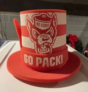 Vintage Coca Cola NC State Wolfpack Basketball 1984 Schaumstoffmütze - Bild 1 von 9