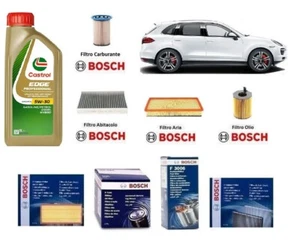 Kit Filtri Tagliando Bosch + Olio per Porsche Cayenne ( 92A ) 3.0 Diesel - Imagen 1 de 11