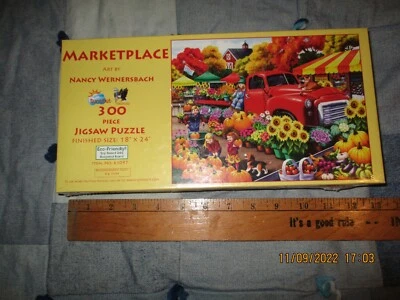 PUZZLE SUNSOUT 300 PIEZAS - MERCADO POR NANCY WERNERSBACH - NUEVO EN ENVOLTURA Foto 1 de 2