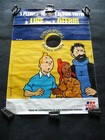 GRANDE AFFICHE TINTIN - " TINTIN/ TOTAL   "  160 x 120 cm  - ETAT BON  !!