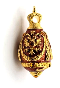 JOAN RIVERS ARTE PASTEL PEDRERÍA FABERGE HUEVO COLGANTE VINTAGE 10 ANIVERSARIO - Imagen 1 de 3