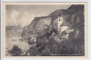 AK Flüelen, Neue Kirche und Axenstrasse 1933 Foto-AK - Picture 1 of 2