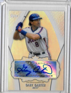 GARY CARTER 2013 TOPPS CERTIFIED AUTOGRAPH ISSUE - N.Y.METS