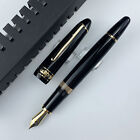 Wing Sung 629 Vacuum Piston Resin Fountain Pen Iridium EF F Nib Writing Pen GiPe