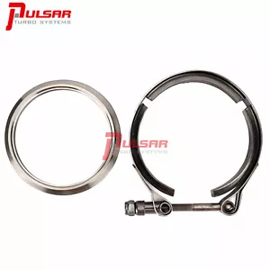 Pulsar Flange Clamp for PSR30 PSR35 Turbo Turbine Housing Vband Outlet - Foto 1 di 4
