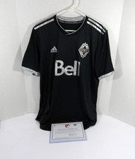 2018 Vancouver Whitecaps FC Efrain Juarez #6 Game Used Signed Black Jersey L 40