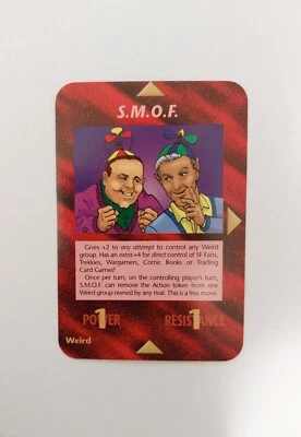 INWO Illuminati New World Order S.M.O.F. 1995 Unlimited Edition *RARE CARD* SMOF - Bild 1 von 2