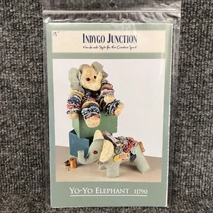 New Indygo Junction Yo~Yo Elephant Sewing Craft Pattern by Karen Kottke IJ790 - Picture 1 of 5