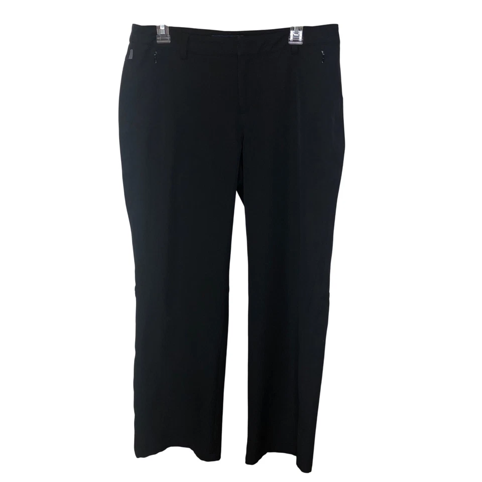 Pantalones negros Eastern Mountain Sports para mujer calce atlético talla 10-R senderismo al aire libre Foto 1 de 4