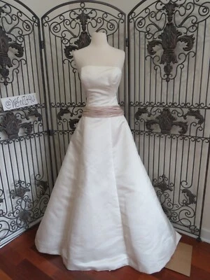 VESTIDO DE NOVIA FORMAL P234W COSMOBELLA TALLA 10 MARFIL $899 Foto 1 de 4