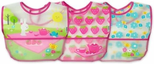 Baberos Snap & Go para limpiar, 9-18 meses, paquete de 3 Foto 1 de 1