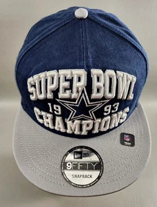 Dallas Cowboys Ball Cap 1993 Super Bowl XXVII Champions 9Fifty Snapback - Neu mit Etikett - Bild 1 von 7