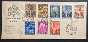 1950 Vatican City First Day cover FDC Jubilee Holy Year - Picture 1 of 2