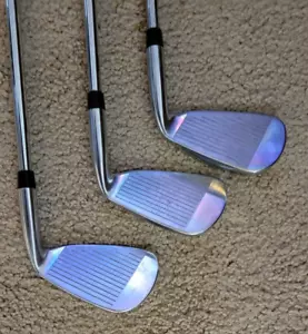 MIZUNO JPX 850 IRONS-#6, #7, & #8-LH-STEEL SHAFT-R FLEX-EXCELLENT+ - Picture 1 of 12