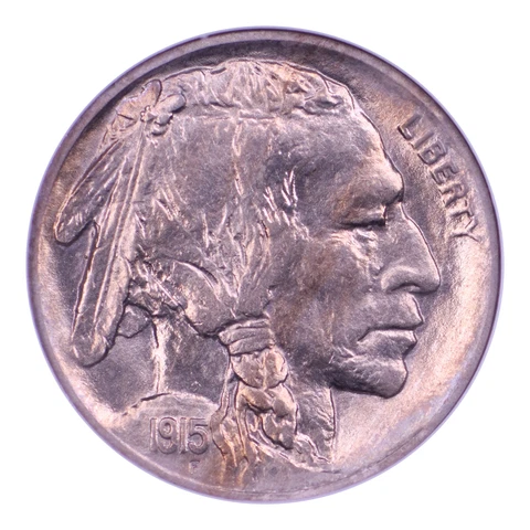 1915 Buffalo Nickel NGC MS65 Cover