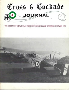 CROSS & COCKADE Journal Vol 19 # 3 (Autumn 1978) Society of WWI Aero Historians - Imagen 1 de 1