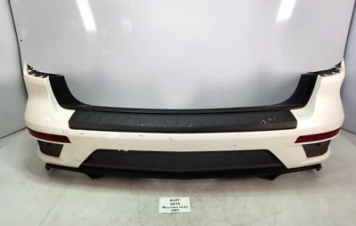 ✅ Conjunto de panel de cubierta de parachoques trasero blanco 13-16 OEM Mercedes X166 GL63 AMG* Foto 1 de 4