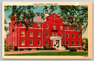 Postcard Massachusetts Wareham Tobey Hospital - Picture 1 of 2
