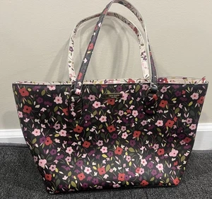 Kate Spade Floral Zip Tote Medium Has Pocket Inside - Bild 1 von 17