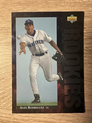 1994 Upper Deck - ALEX RODRIGUEZ RC - Star Rookies Insert - Mariners - Image 1 of 2