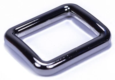 Solid Metal Square Rings – Stainless Steel for Paracord - Size: Small - 10 Pack - Image 1 of 4