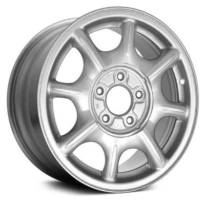 For Buick Park Avenue 00-03 Alloy Factory Wheel 8 I-Spoke Silver 16x6.5 Alloy - Image 1 of 3