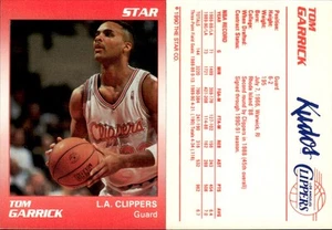 1990-91 Star Kudos Tom Garrick Rhode Island Rams/Los Angeles Clippers - Picture 1 of 4