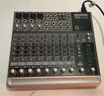 **Mackie 1202VLZ 12 Channel Mic Line Mixer** 101425 m0206 006 - Image 1 of 4
