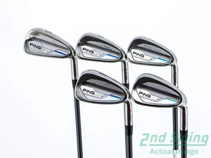 Ping 2015 i Iron Set 5-9 Iron Graphite Stiff Right Red dot 38.25in - Picture 1 of 8