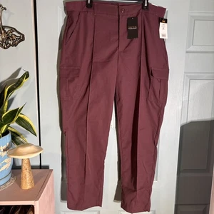 Lee Flex To Go Woman’s Sz 18 Regular NWT Cargo Pants In Boysenberry  - Picture 1 of 7