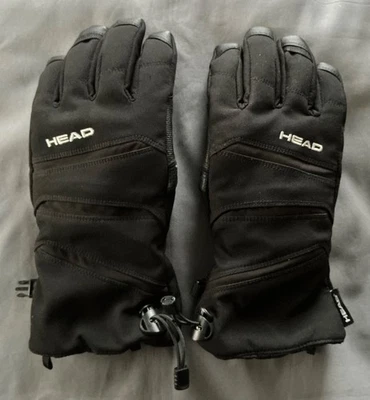 NEW Head Waterproof Insulated Ski Gloves Black Mens XS - Image 1 of 2