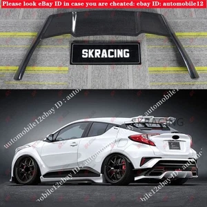 Carbon Fiber Rear Roof Trunk Lip Spoiler Wing Fit For 2018-2022 Toyota C-HR CHR - Picture 1 of 16