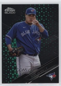 Topps 2020 cromo negro verde refractor/99 Hyun-Jin Ryu #82 - Imagen 1 de 4