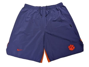 Pantalones Cortos Sobre el Campo Nike NCAA Clemson Tigers Hombres XL Logo Universitario Púrpura/Naranja - Imagen 1 de 15